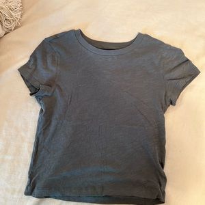 Green PacSun crop top baby tee